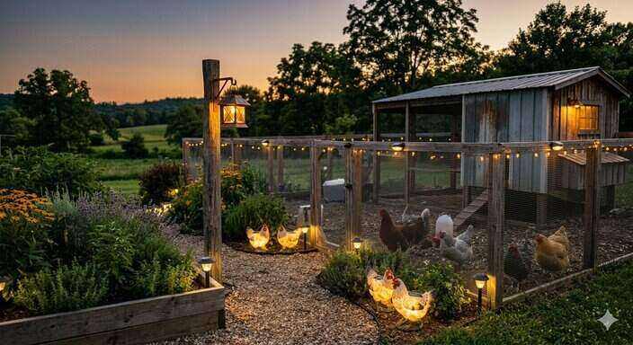 How to Create a Cozy Evening Aesthetic Around Your Poultry Run