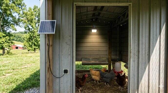 The Backyard Keeper's Guide to Lighting a Steel Poultry Setup
