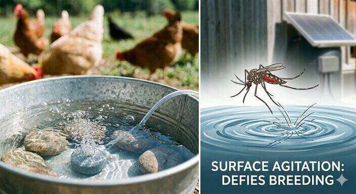 How to Stop Stagnant Water and Mosquitoes in Your Chicken Coop