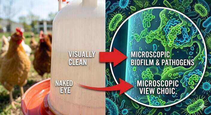 Why Traditional Water Scrubbing Isn't Enough to Protect Your Flock's Health
